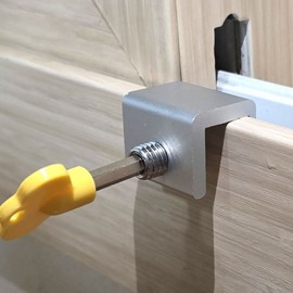 Window Stopper: Anti-Opening Safety Device for Window Frames - Single/Double Hole, Anti-Slip, Fall Prevention Protection 3ea