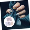 WOONEKY Long Press Nails for Women 5 Sheets Nail Art