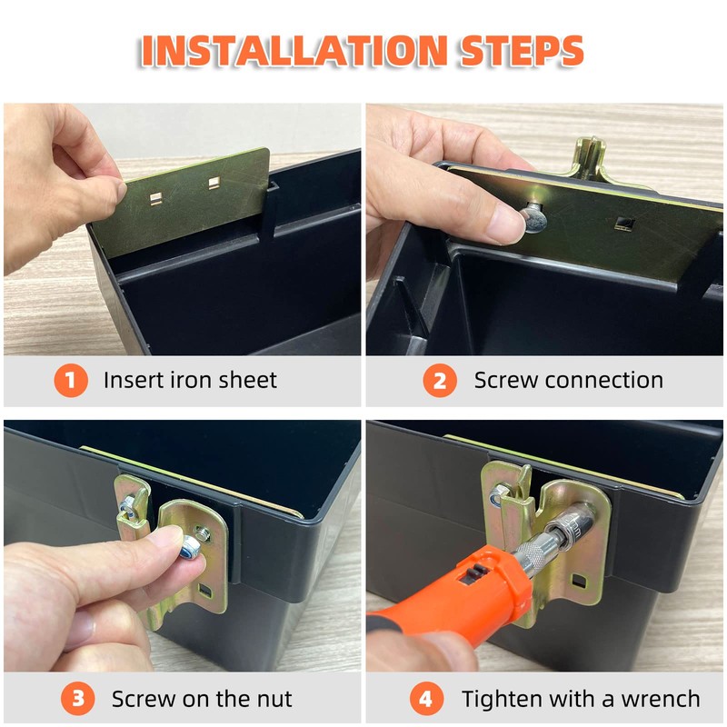 POROHOM 2 Pack Heavy Duty E-Track Basket for E-Track Systems,