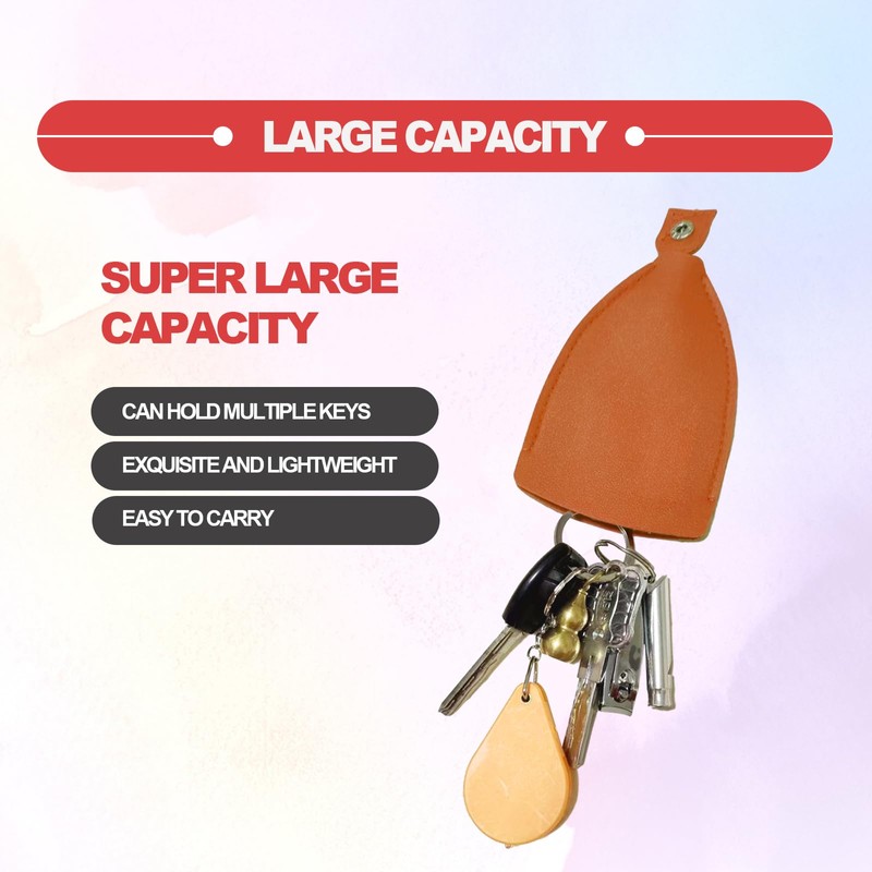 2PCS reative Pull-Out Key Case Cover - Car Key Pouch
