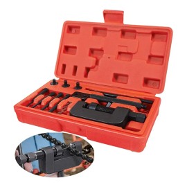 Cortador Remachadora Cadena Moto Bici Atv Estuche Portatil Kit Corte 13pz