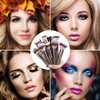 YPYMOD 15-Piece Makeup Brush Set, Professional Make-Up Brush Set, Highlights,