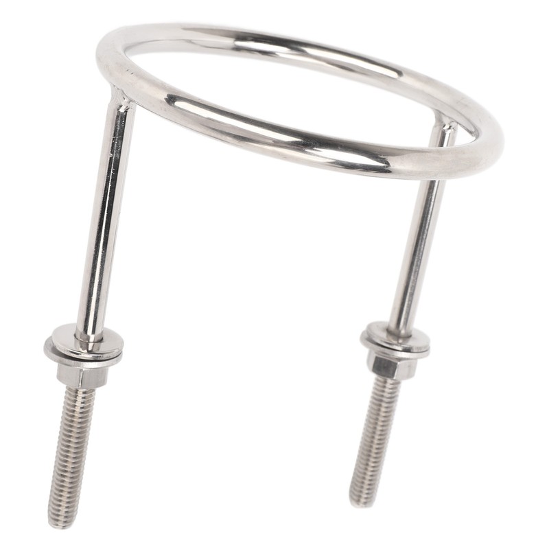 Boat Ring Cup Holder 316 Stainless Steel Polished Anti Tilt