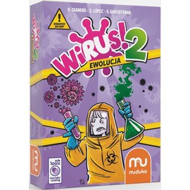 The Screwed Wirus 2 Ewolucja, Dodatek do gry Polska Gra Planszowa Towarzyska Imprezowa Rodzinna Board Game Po Polsku