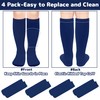 Toddler Baseball and Soccer Socks for Kids - Boys Navy