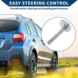 Hihaha No.4819030060 Camber Alignment Bolt for Lexus GS400 1998-2005/GS430/IS300 2001-2005 for TOYOTA Crow 1999 Washer Bolt Metal 1 Pcs Silver Tone