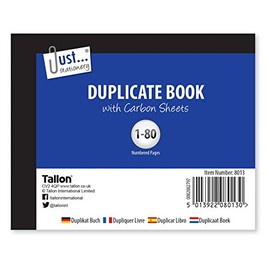 Just stationery Half Size Duplicate Book (Pack of 80)