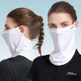 Fit Cover UV Protection Face Cover for Golf, Hiking, Fishing, Cycling Face Cover Gray