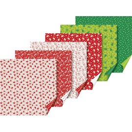 Heyda 204875578 Heyda 204875578 Faltblätter-Set (Niko & Tanne) 15 x 15 cm , 30 Blatt (6 Motive à 5 Blatt)