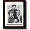 Leave It To Beaver Autograph Promo Print - Cast Signed - Framed 8x10