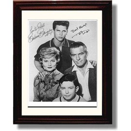 Leave It To Beaver Autograph Promo Print - Cast Signed - Framed 8x10