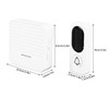 Wireless Doorbell Self Power Long Distance Calling White 52 Music