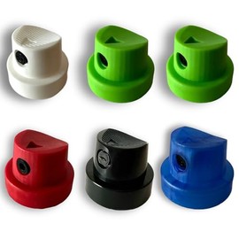 6pc (1 pk) Replacement Spray Paint Caps Variety Pack Aerosol Spray Can Cap Tips Nozzles DIY Home Improvement Projects Pro Tagger Artists Art Street Art Tips - Made in USA