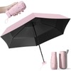 EMAGIE Paraguas de Bolsillo - Sombrilla UV Paraguas Plegable Mini