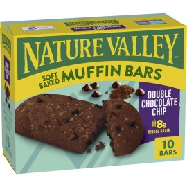 Nature Valley Chocolate Chip Soft Baked Muffin Bars 10 Pack 12.4 oz Snacks