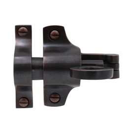 Transom Window Springing Bronze Casement Latch with Round Handle Pull