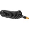 PRO SOURCE Coiled Self-Storing Polyurethane Air Hose: 10 feet, 1/4"