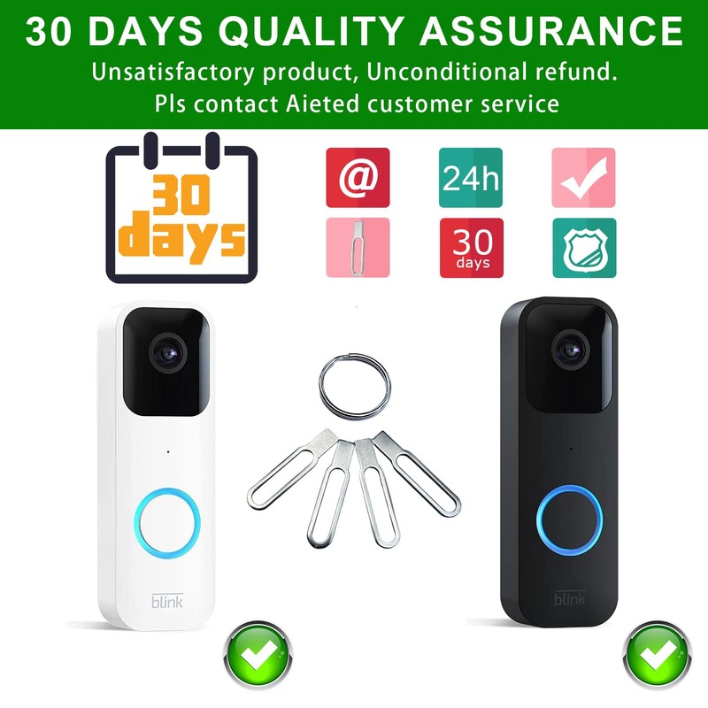 Aieted 4 Pack Blink Doorbell Key Replacement Tool,Blink Doorbell Opening