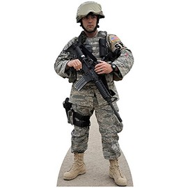 Wet Paint Printing H37015 Soldier Air Force Cardboard Cutout Standup