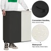 WOWLIVE Double Laundry Baseket with Lid and Removable Laundry Bags,154L