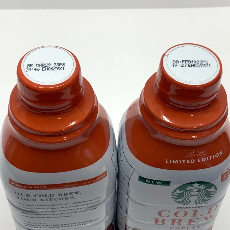 Starbucks 2 New STARBUCKS Limited Edition PUMPKIN SPICE Cold Brew
