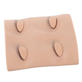 WOONEKY Eyelash Mannequin with Removable Eyelids for Lash Extension Training Practice Module Realistic Design for Easy Use Cleaning Eyelash Training Supplies