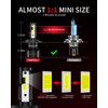 FANTELI 2x 𝖧𝟦/𝟫𝟢𝟢𝟥 Bulbs, 40000LM 900% Brighter 1:1 Size, No