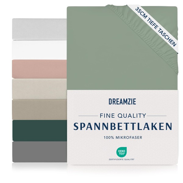 Dreamzie Fitted Sheet 100 x 200 cm - 35 cm