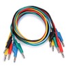 Sumnacon 5pcs Banana to Banana Plug Test Lead Set, 4mm