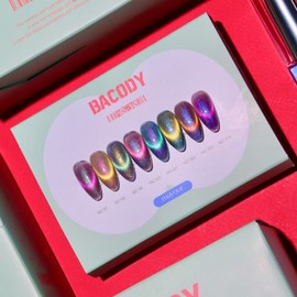 classic nail Mayour Barcode Color Glitter Magnet Gel + 30 Parts / 메이유어 바코디 컬러 글리터 자석젤+파츠 30개