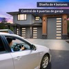 5PZ Mando Garaje Universal,Mando Codigo Fijo 4 Canales 433 MHz,Copiador