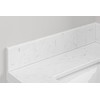ARIEL VANITY CARRARA WHITE QUARTZ SIDESPLASH