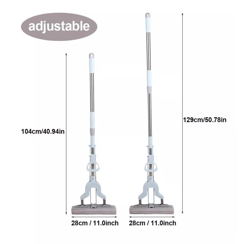 CL Trapeador Jalador Magic Mop Autoexprimible