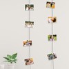 OOTSR 2Pcs Photo Hanging Wire and 24Pcs Mini Magnets, 1.5m(4.9ft)