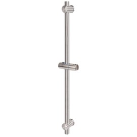 NearMoon Slide Bar with Height/Angle Adjustable Handheld Shower Holder, Bathroom SUS 304 Stainless Steel Head Holder for Bath (Screw Mounted, Brushed Nickel)