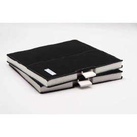 Premium Carbon Filter, Activated Carbon Filters in 2 Pieces/Economy Pack, Twin Pack, Compatible/Replacement for Bosch, Siemens, Constructa Alternative Suitable for 744075, LZ52251, DHZ5226, Z5131X, by EVH-X