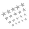 20pcs Rhinestone Star Patches Exquisite Beautiful Iron On Patches Sew