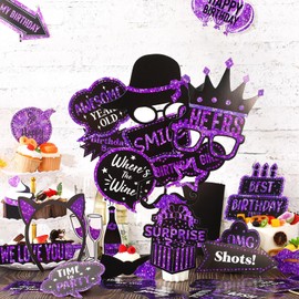 Photo Booth DIY Photo Props Kit for Wedding Photo Booth Photo Box Accessories Birthdays, Prop Dress-up Carnival Accessories Party Decoration Accessories Photo Props Photo Accessories for Funny