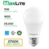 MaxLite A19 LED Bulb, Enclosed Fixture Rated, 100W Equivalent, 1600