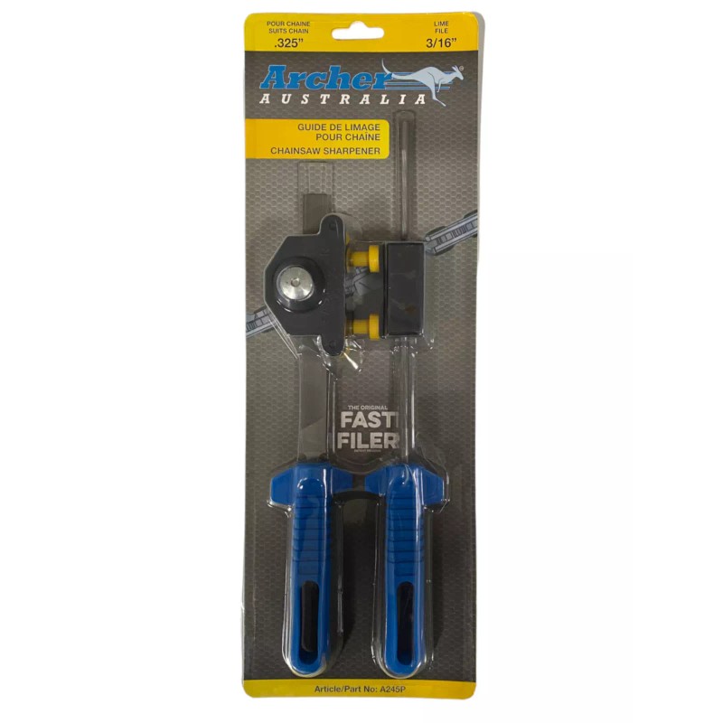 Archer NEW! chainsaw sharpening tool kit FAST FILER 3/16" .325