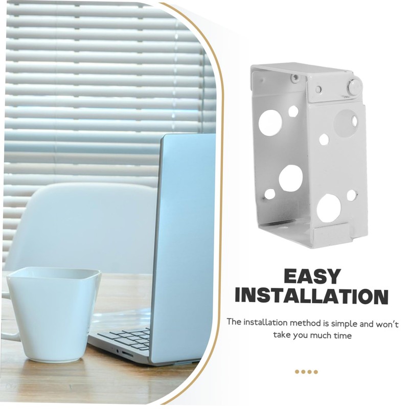 ULTECHNOVO 6Pcs Low Profile Blind Brackets for Easy Installation Sturdy