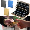 BONSYL® Slim Metal Credit Card Holder Wallet for Men and