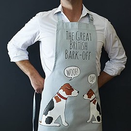 Sweet William Jack Russell apron