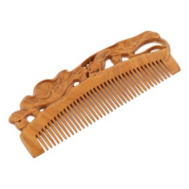 FOMIYES Sandalwood Wide Tooth Comb Fashionable Home Hair Salon Detangler Perfect for Women Men