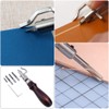 SEIWEI 7 in 1 Leather Grout Tools, Professional Folding Edge,