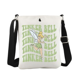 WCGXKO Fairy Tale Crossbody Bag Magic Kingdom Gift Cartoon Movie Inspired Gift for Fairy Tales Fans (Fairy Bell Cro CA)