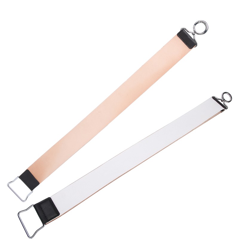 Cowhide Razor Strop Home Barber Shop Leather Straight Razor Sharpening