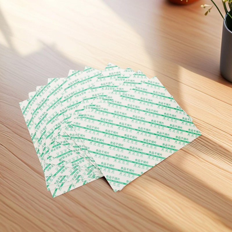 NUOBESTY Paper Desiccant Sheets, Pack of 10, Moisture Absorbent, Versatile