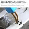 Hovom 1500PCS Plastic Welding Staples, 0.6mm 0.8mm Hot Staples
