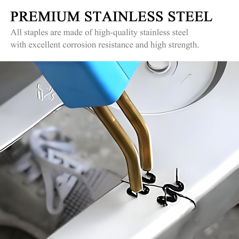 Hovom 1500PCS Plastic Welding Staples, 0.6mm 0.8mm Hot Staples